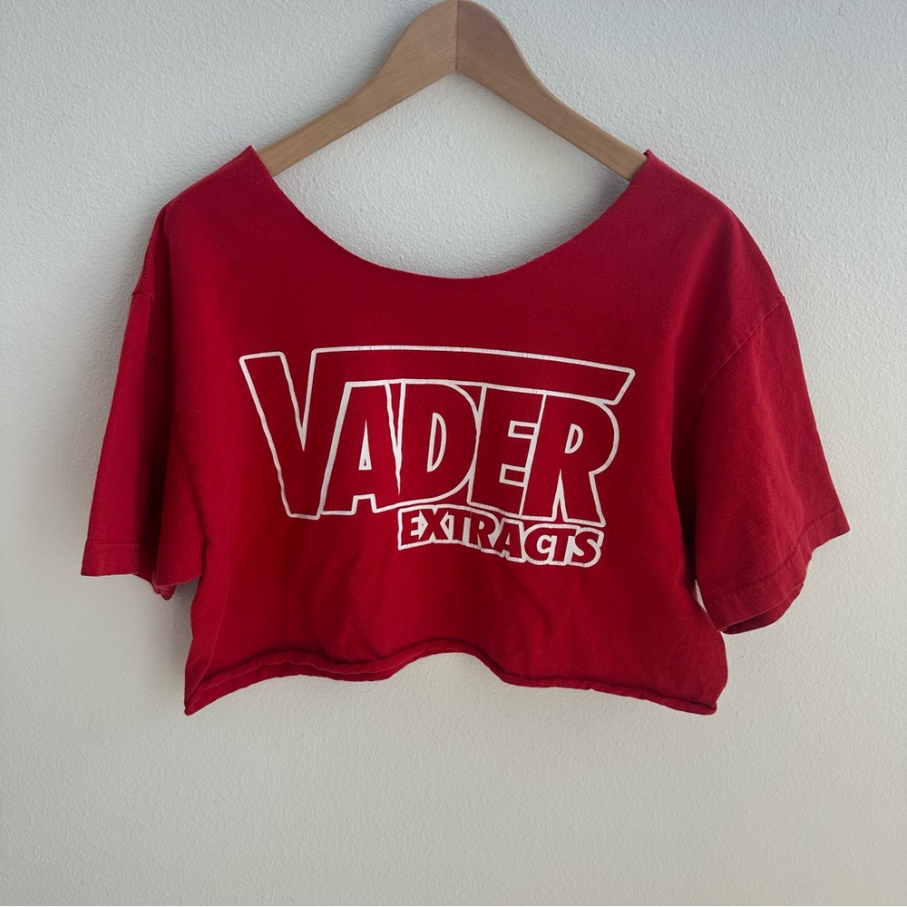 Vader Extract Off The Shoulder crop top